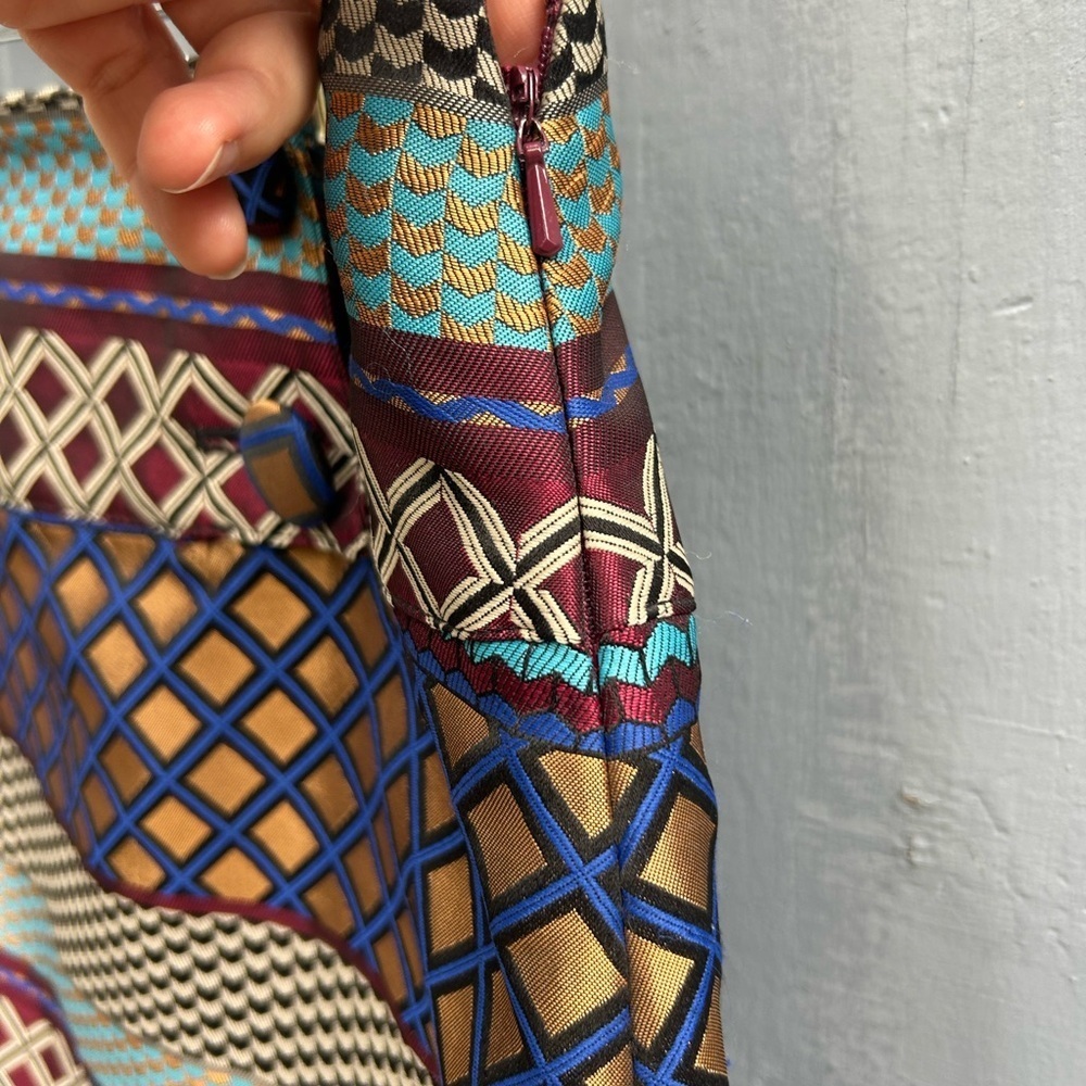 Maeve Multicolor Striped Pencil Skirt size 10 - Picture 7 of 10